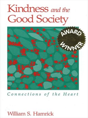 cover image of Kindness and the Good Society